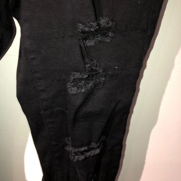 Black Ripped Jeans - Picture 2 of 3